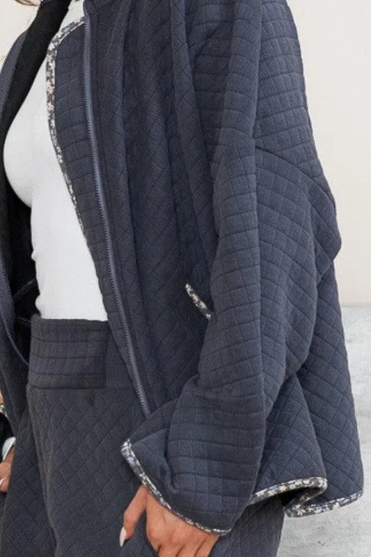 Sandra Quilt Jacket with Pockets