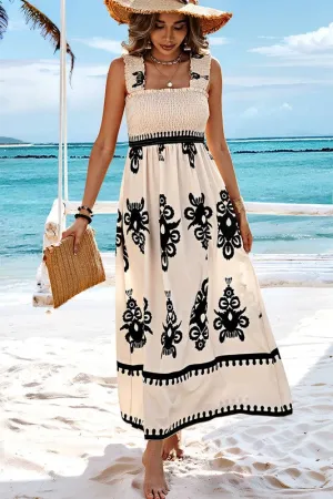 Soak Up The Sun Smocked Strap Dress (Size XL)