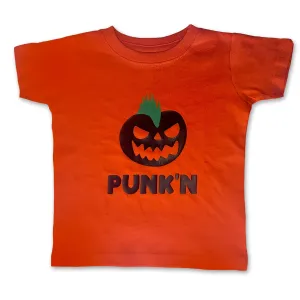 Sol Baby Punk'n Jack-O-Lantern Orange Halloween Tee