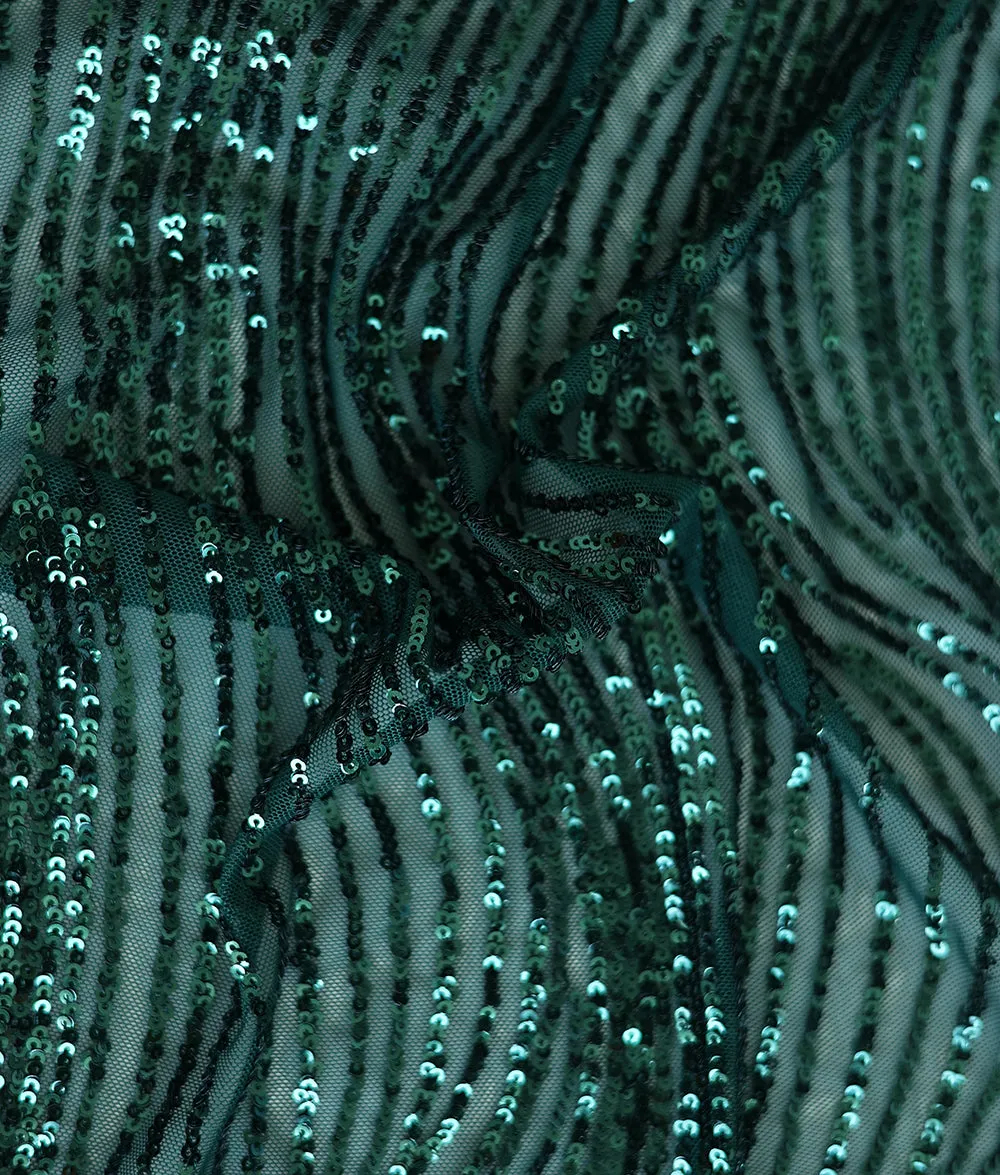 Stella Sequins Embroidery Fabric