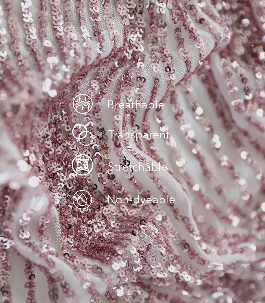 Stella Sequins Embroidery Fabric