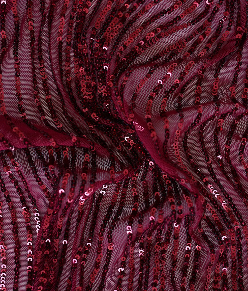 Stella Sequins Embroidery Fabric
