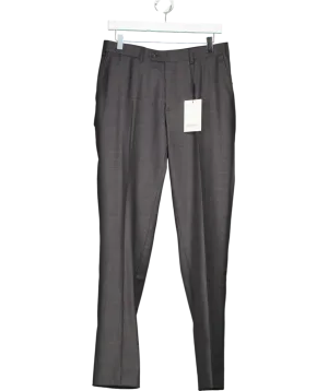 Suit Supply Grey Slim Leg Straight Suit Trousers W30
