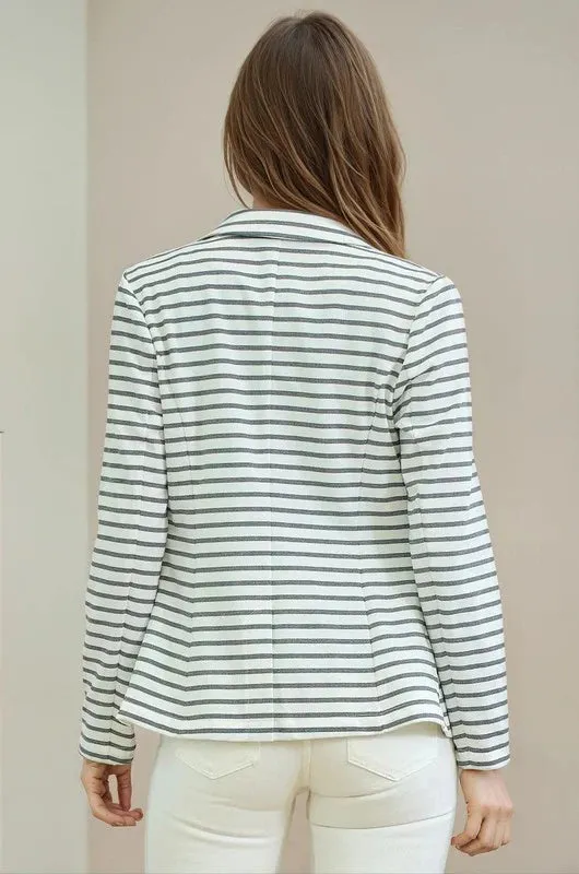 Summer Striped Blazers - 2 Colors!
