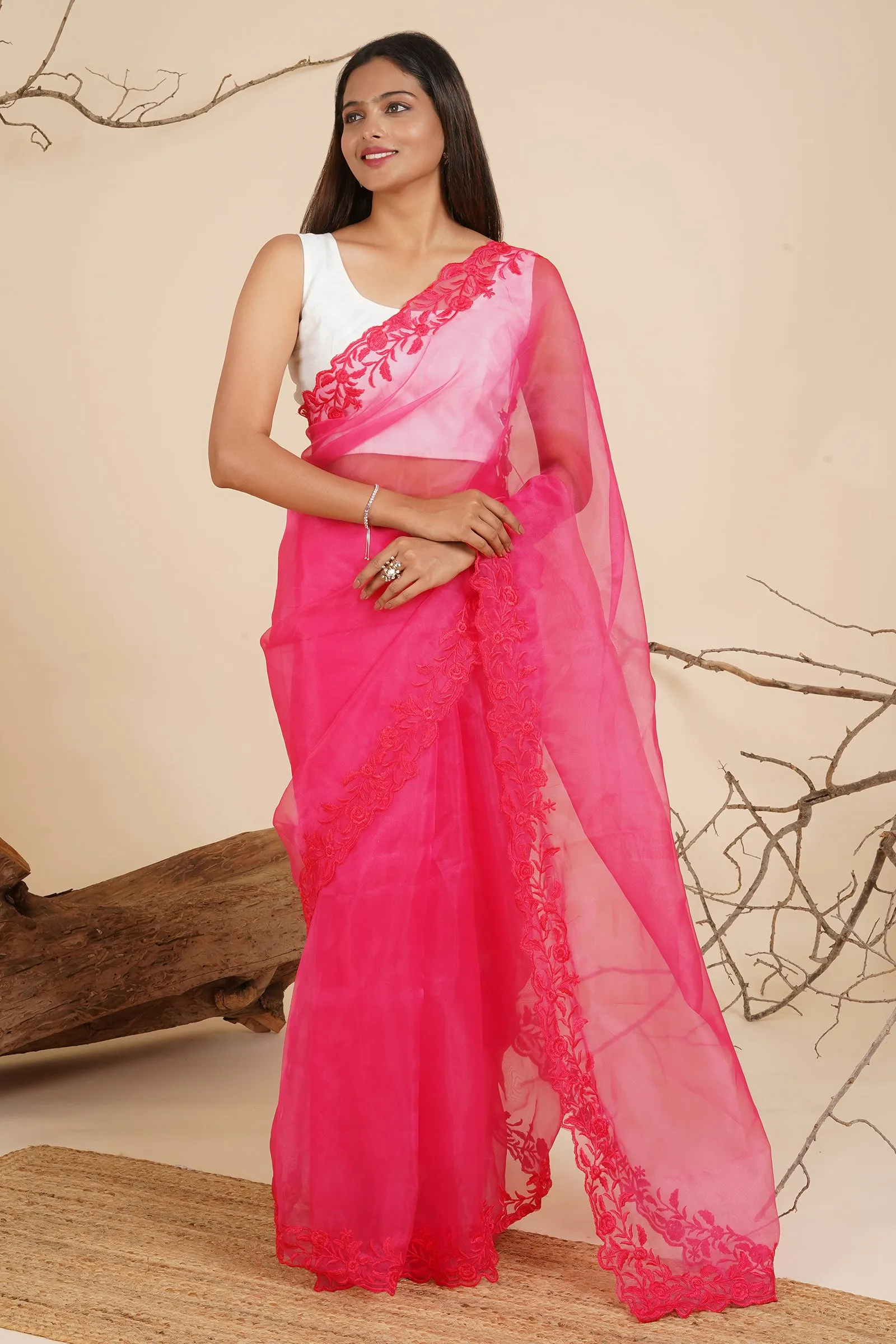 Teejh Spring Serenade Organza Saree