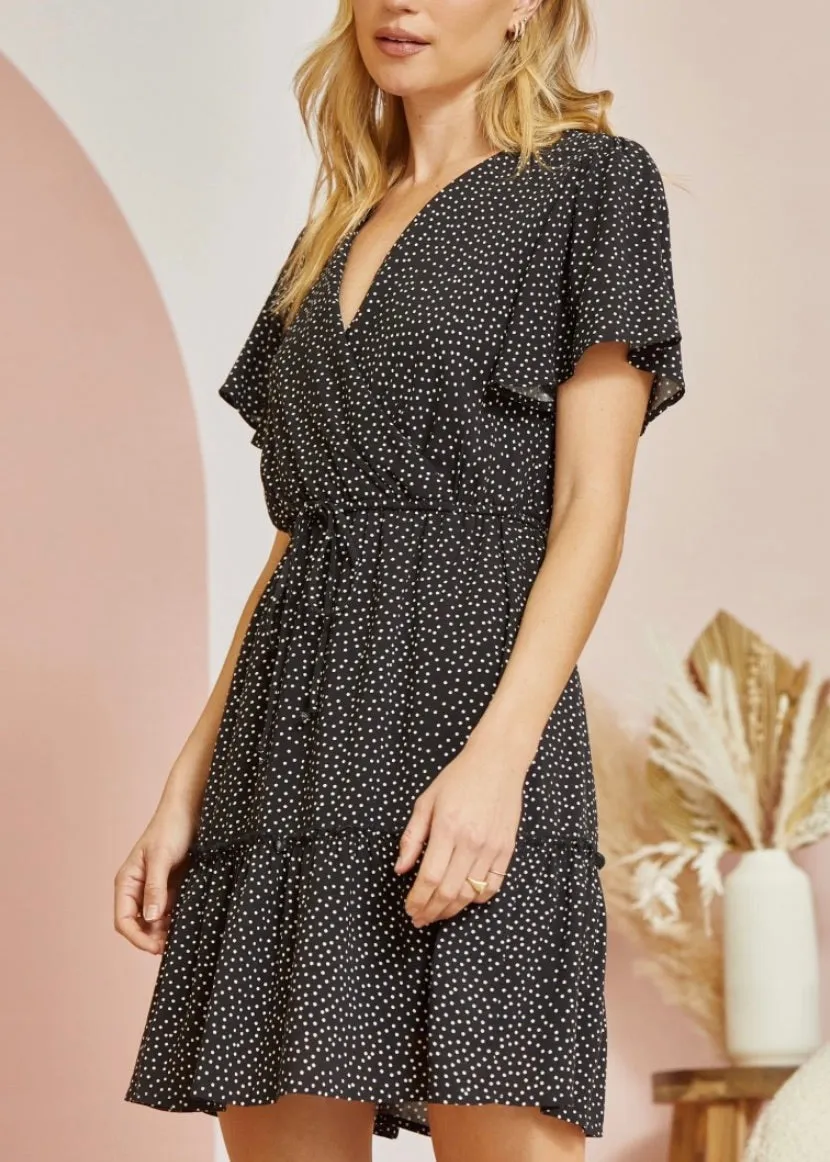 The Classic Black Polka Dot Dress ~ FINAL SALE