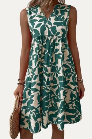The Moment Collection Chic V Neck Sleeveless Midi Dress. Fall Clearance!