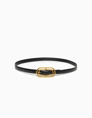 Thin Leather Belt