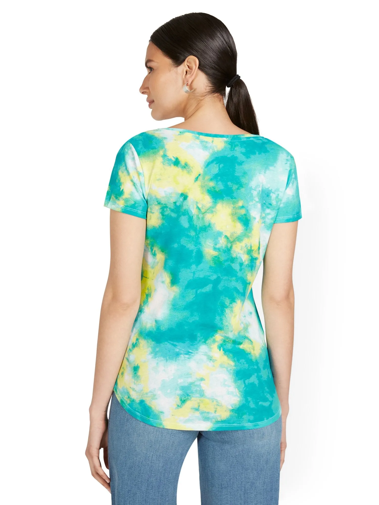 Tie-Dye V-Neck Perfect Tee