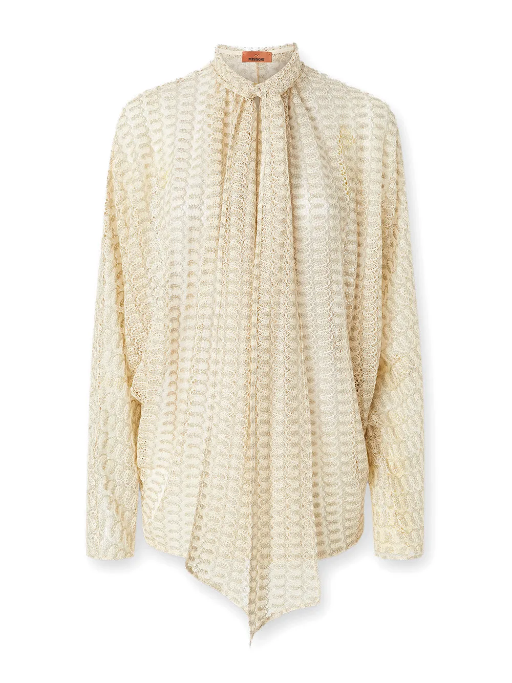 Tonal Lace Raschel Blouse