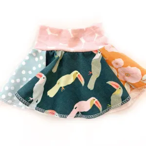 Toucans Doll Skirt
