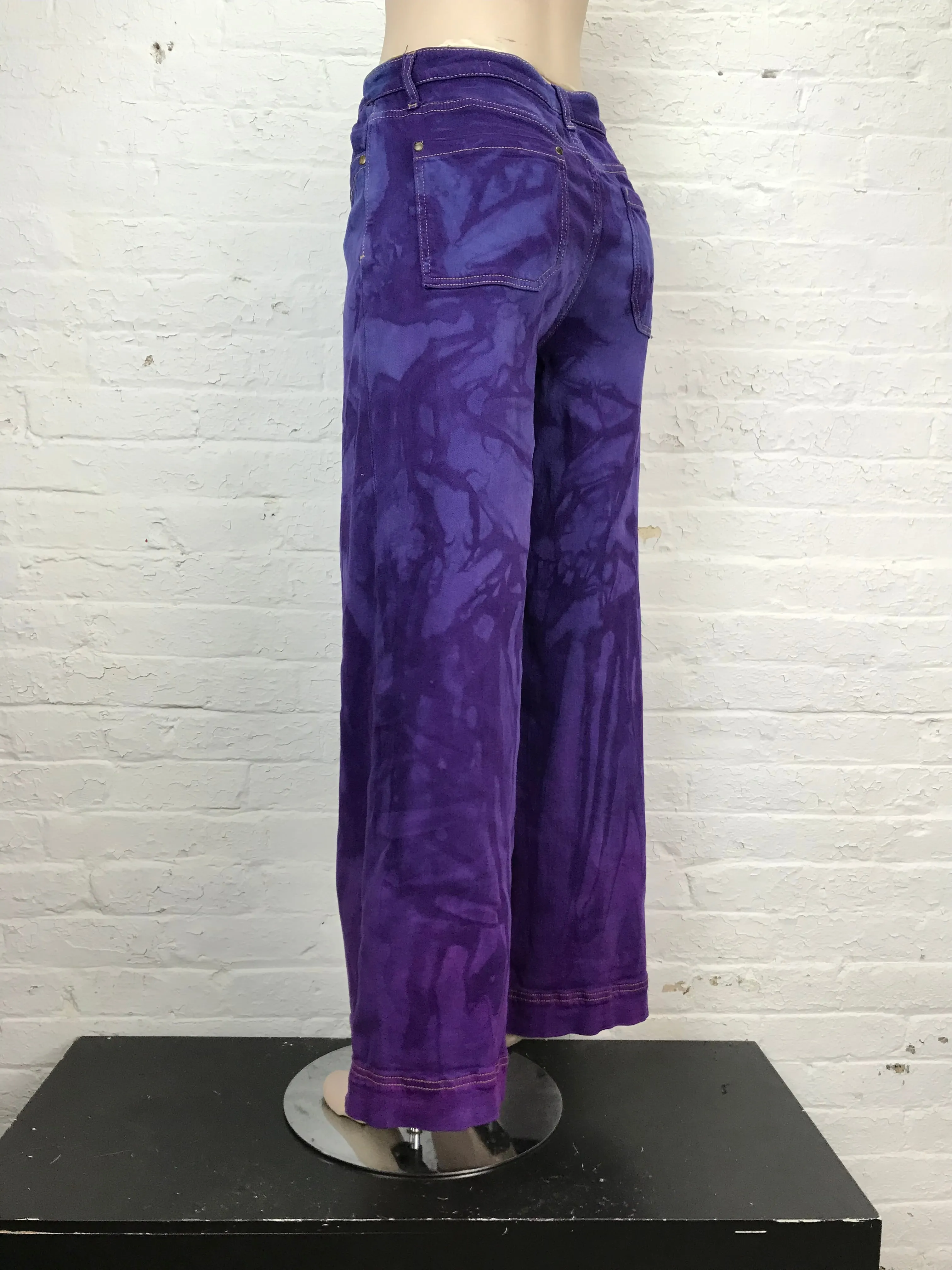 Upcycled Maeve Purple Jeans - size 29