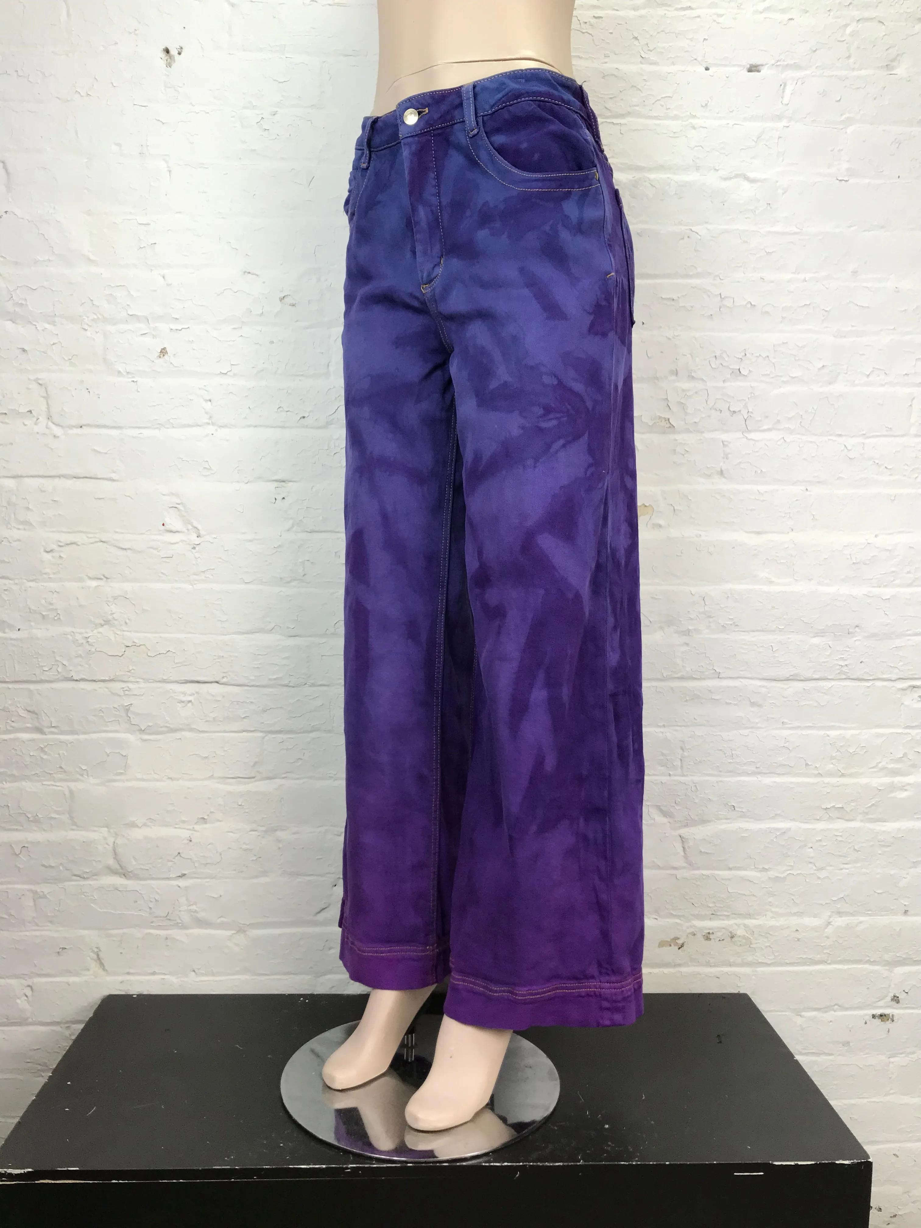 Upcycled Maeve Purple Jeans - size 29