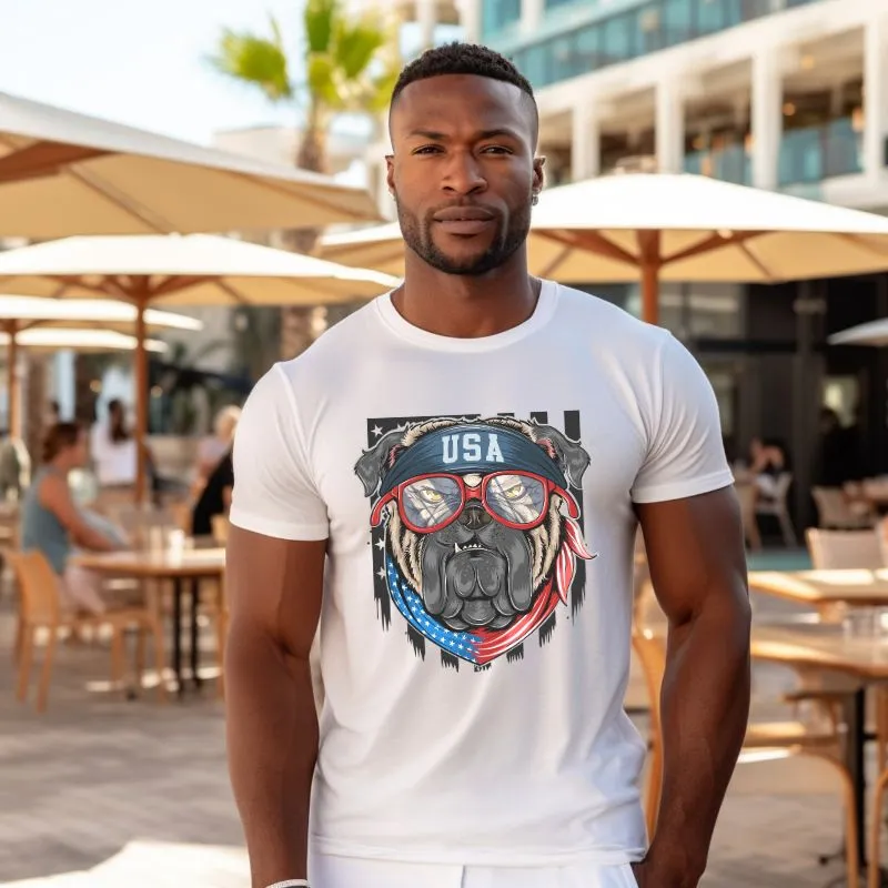 USA Bulldog Design PNG Download