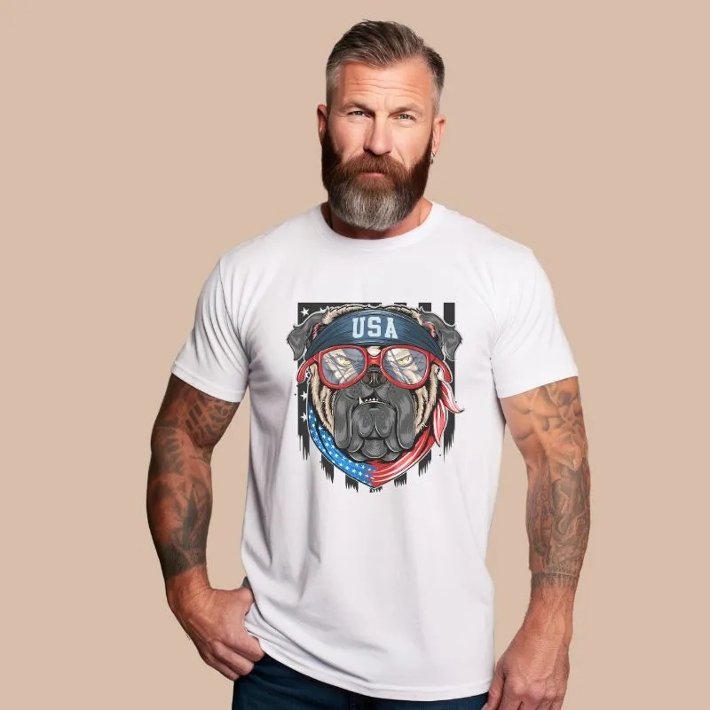 USA Bulldog Design PNG Download