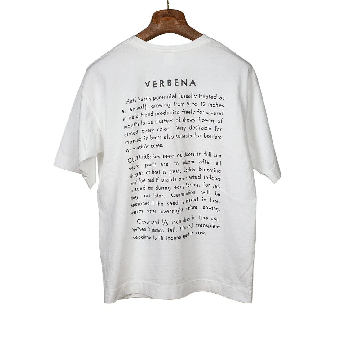 Verbena flower seeds t-shirt