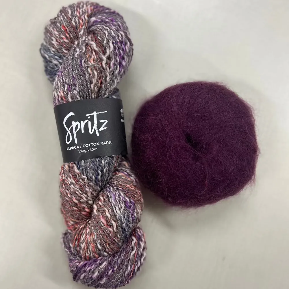 Vibrant Bliss Scarf Knit Kit