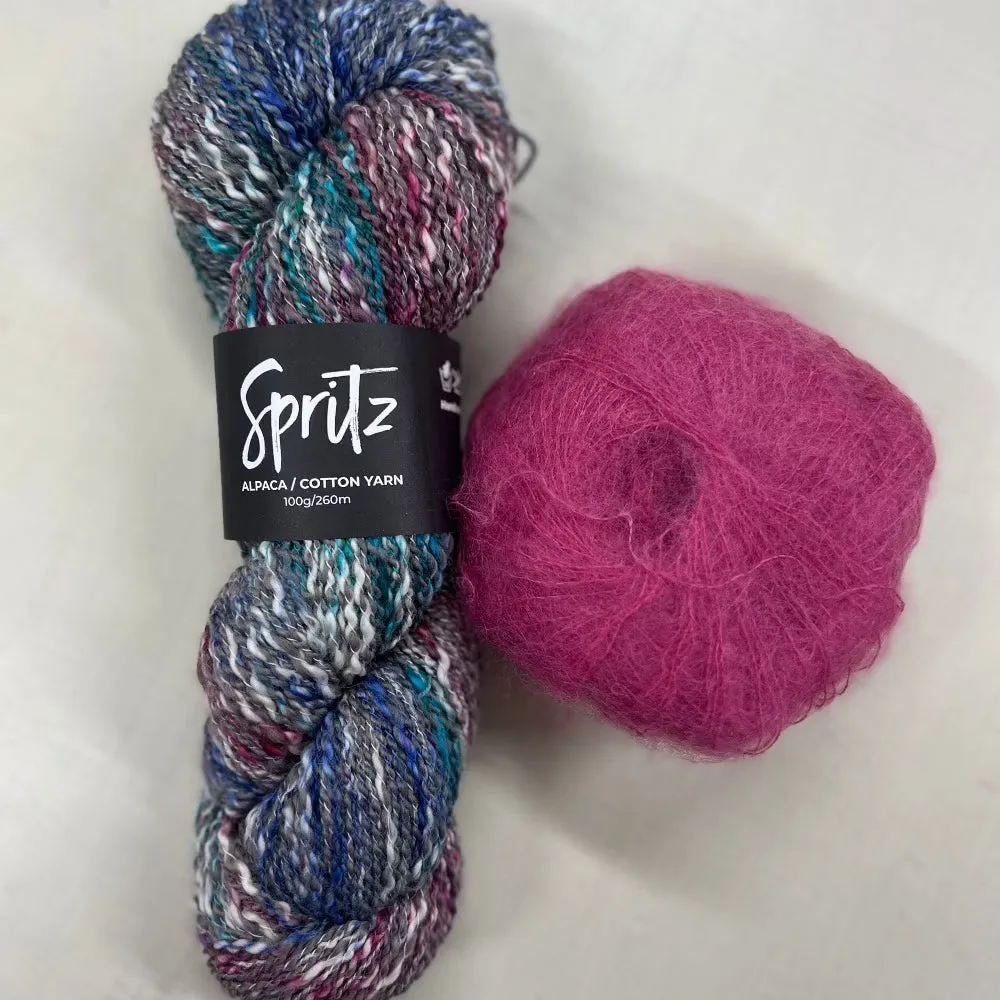 Vibrant Bliss Scarf Knit Kit