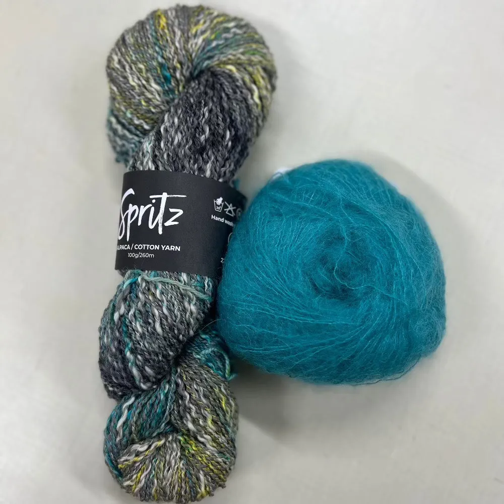 Vibrant Bliss Scarf Knit Kit