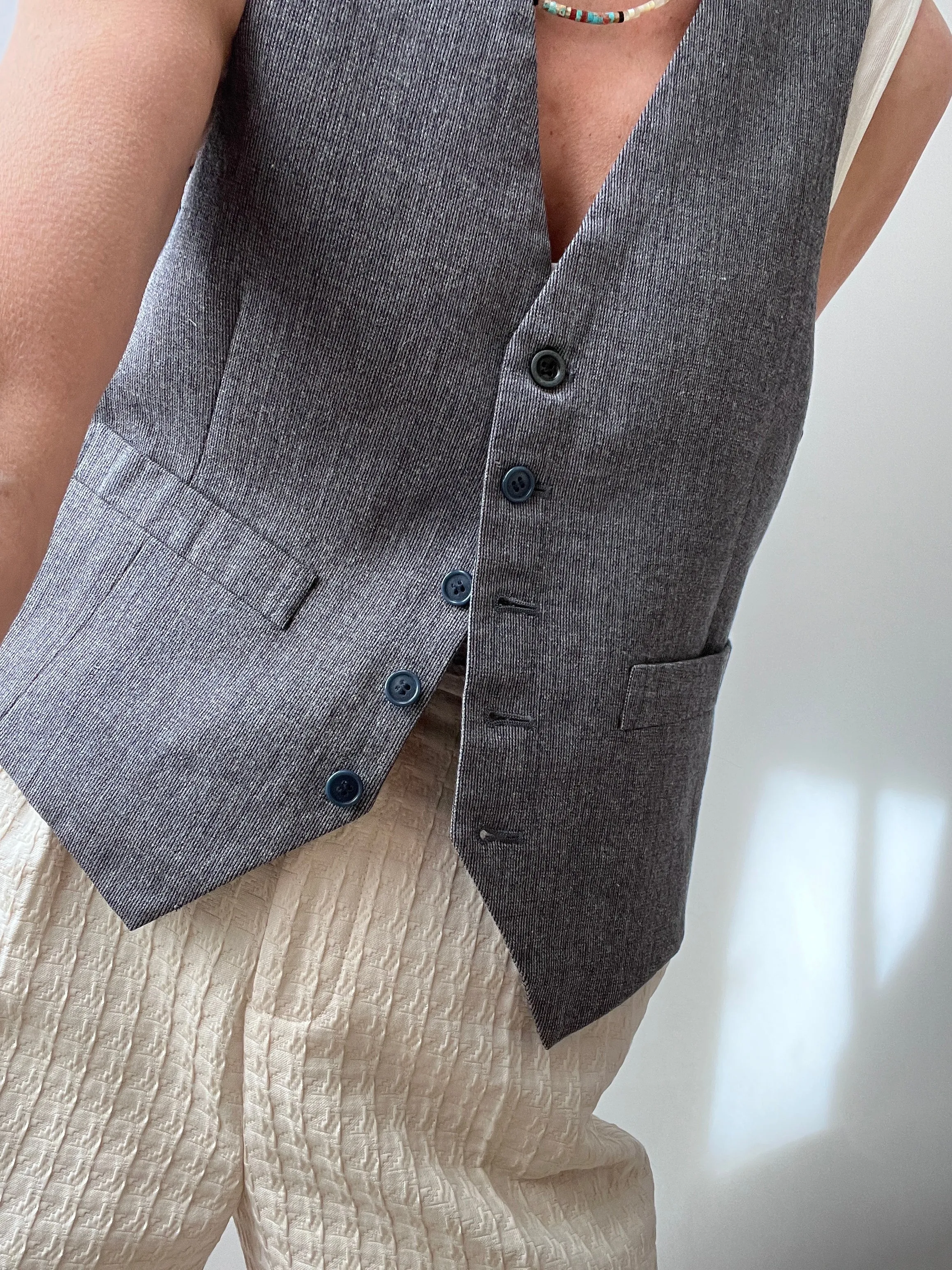 Vintage Suit Vest 222