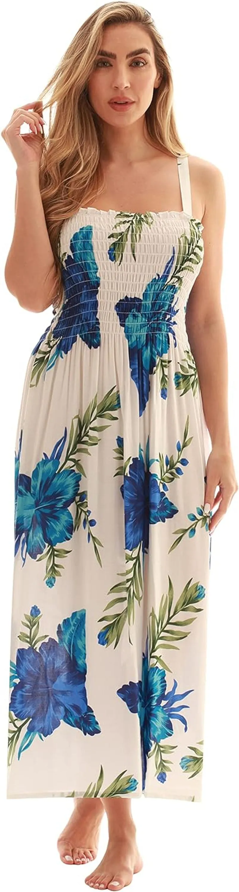 Women's Floral Print Flowing Sundress