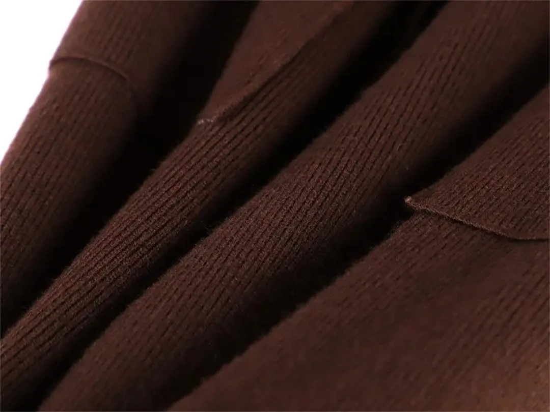 Women's Harem Pants Loose Trousers for Knitted Pants Winter Solid Color Sweater Trousers with Pockets