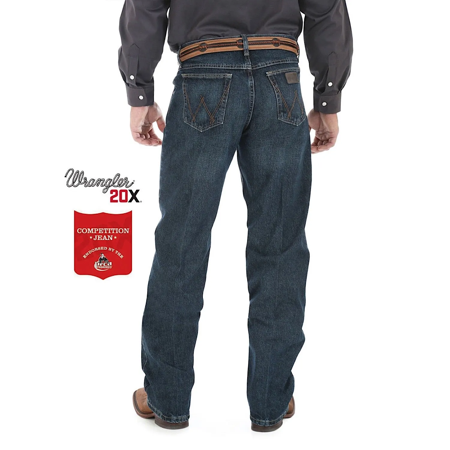 Wrangler Men's 20X Competition Relaxed Jean Deep Blue