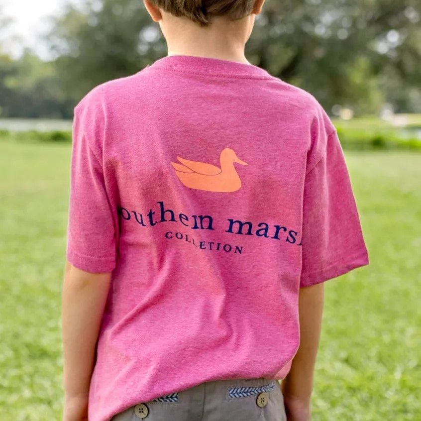 Youth Authentic Vibrant Tee - Heathered - Short Sleeve
