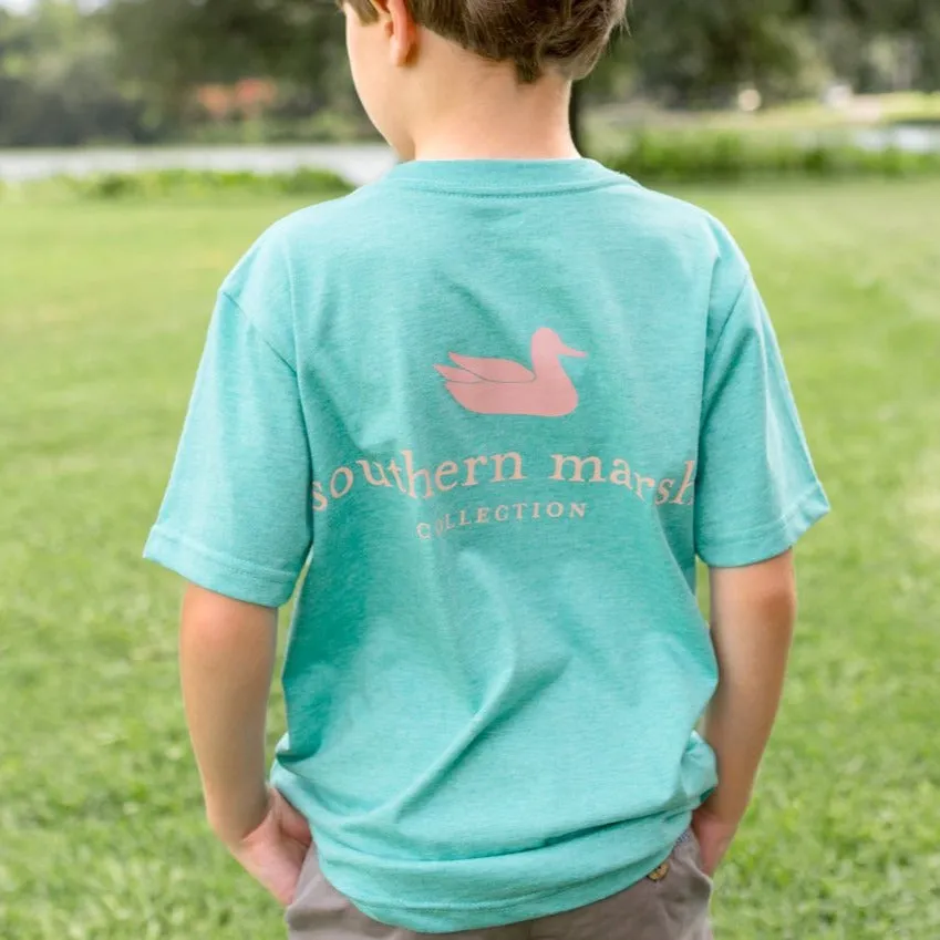 Youth Authentic Vibrant Tee - Heathered - Short Sleeve
