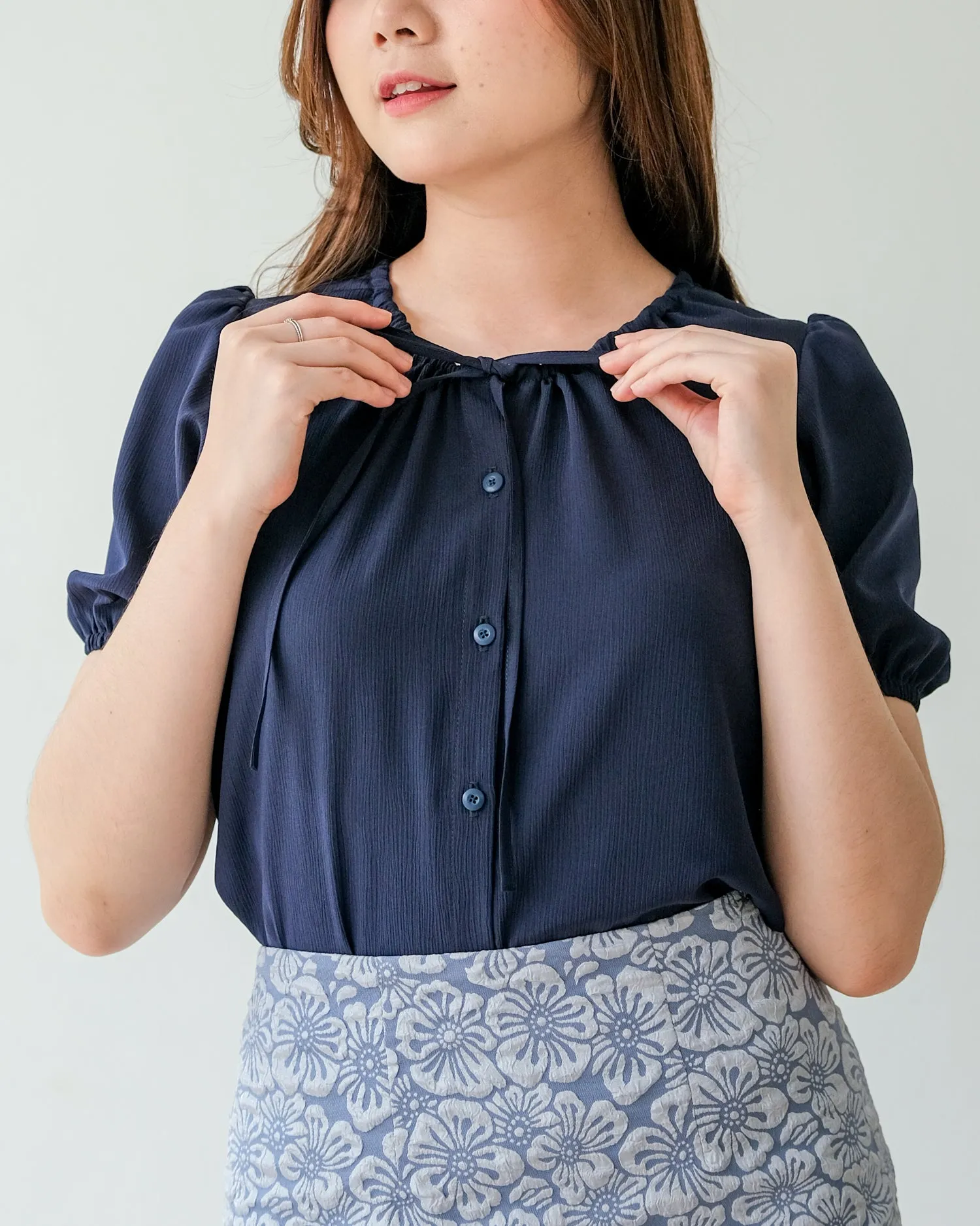 Yura Romantic Bow Blouse