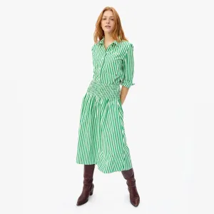 Zoe Skirt (Green   Cream Stripe)